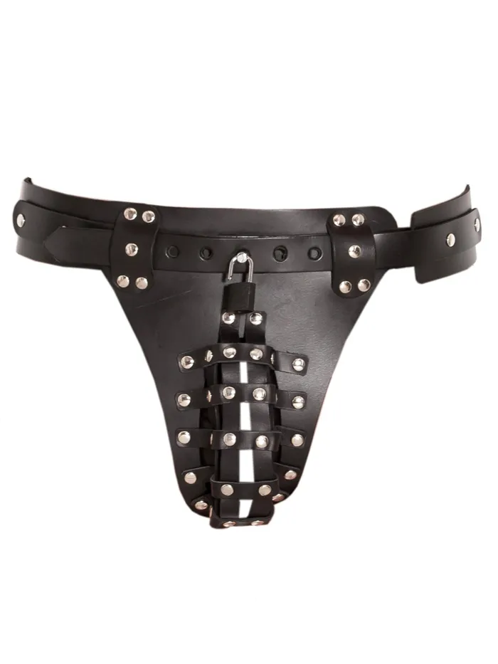 Leather Male Chastity Belt HonourSkintwocom Male Sex Toys