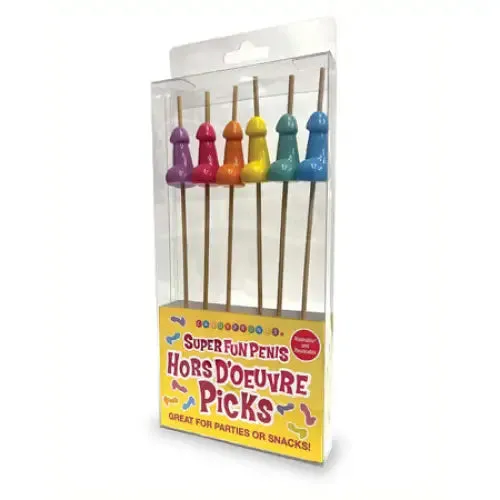 Little Genie Male Sex Toys Super Fun Penis Hor Doeuvres Picks 6Piece Set