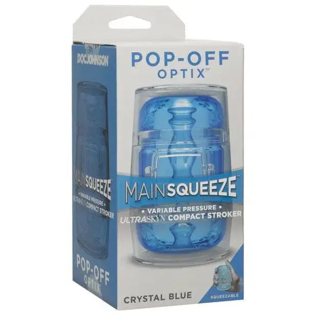 Main Squeeze POPOFF OPTIX Clear Stroker Doc Johnson Male Sex Toys