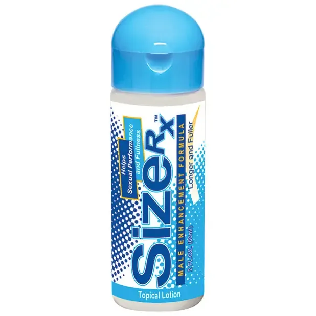 Male Sex Toys Body Action Products Size Rx Lotion 2 oz Bottle