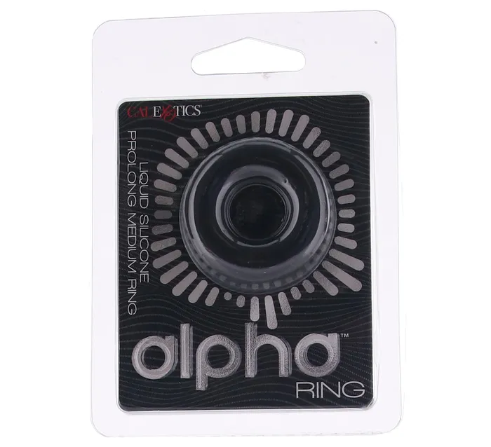 Male Sex Toys CalExotics Alpha Ring Prolong Medium Cock Ring