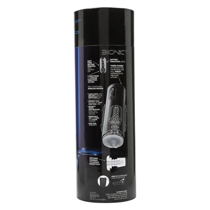 Male Sex Toys CalExotics CaleXOtics Bionic VibroStroker with Oscillation Suction
