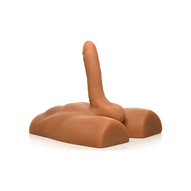 Male Sex Toys Curve Toys Jock Male Ass Masturbator With Posable Dildo
