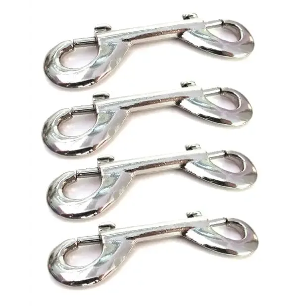 Male Sex Toys KinkLab Kinklab Nickel Plated Snap Hooks Pack Of 4