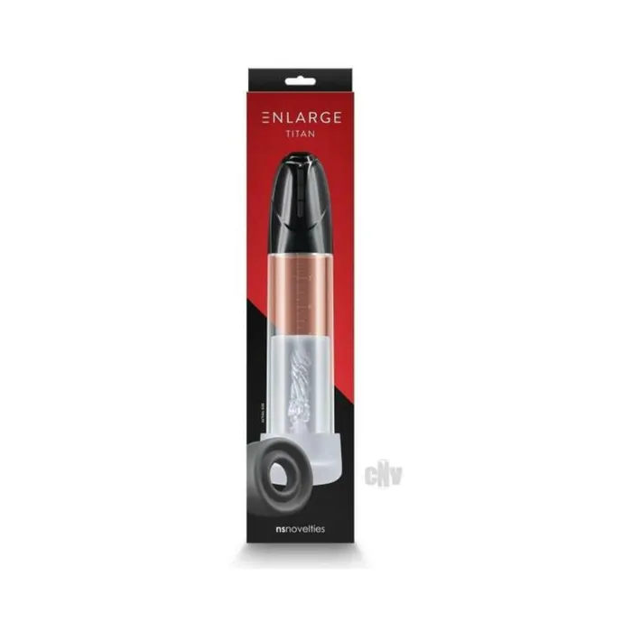 Male Sex Toys NS Novelties Enlarge Titan Penis Pump Black