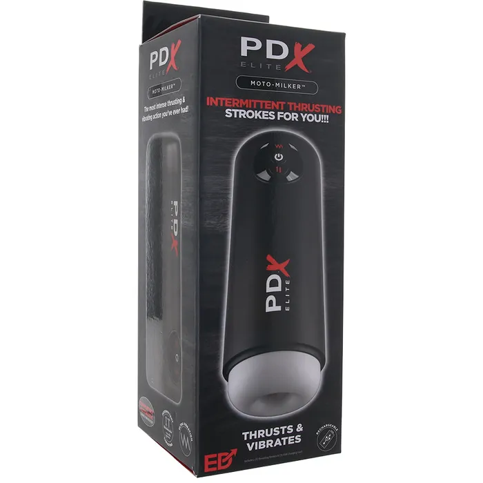 Male Sex Toys PDX Elite Moto Milker Thrusting Auto Stroker Pipedream