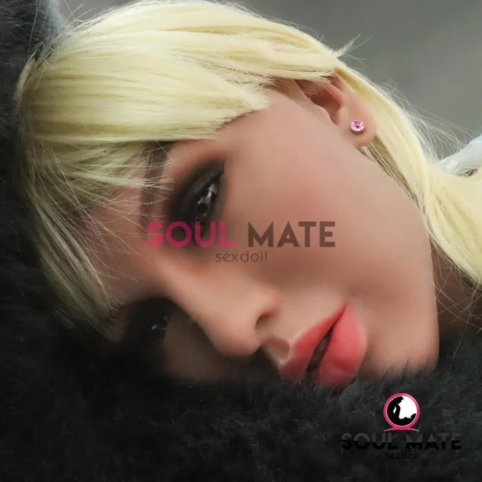 Male Sex Toys SoulMate Dolls SoulMate Dolls Ayla Head Sex Doll Heads Light Brown