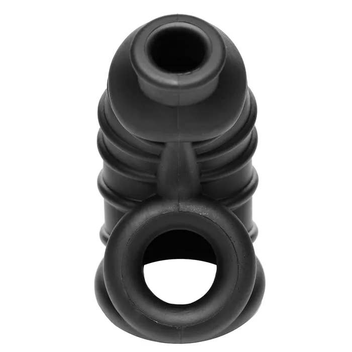 Male Sex Toys XR Brands Master Series Dark Chamber Silicone Chastity Cage Male Sex Toys XR Brands Master Series Dark Chamber Silicone Chastity Cage