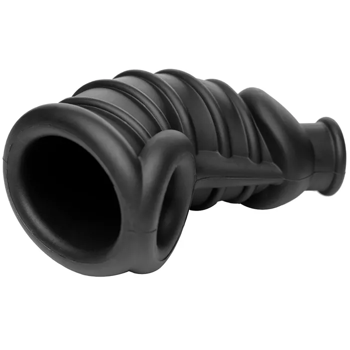 Male Sex Toys XR Brands Master Series Dark Chamber Silicone Chastity Cage Male Sex Toys XR Brands Master Series Dark Chamber Silicone Chastity Cage