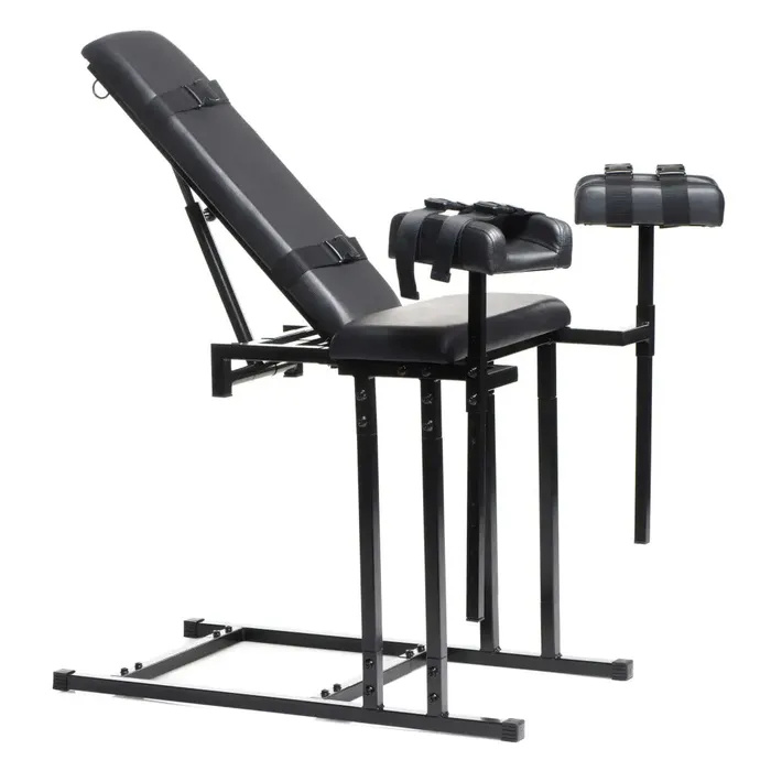 Master Series Obedience Adjustable Bondage Chair Master Series Male Sex Toys Master Series Obedience Adjustable Bondage Chair Master Series Male Sex Toys