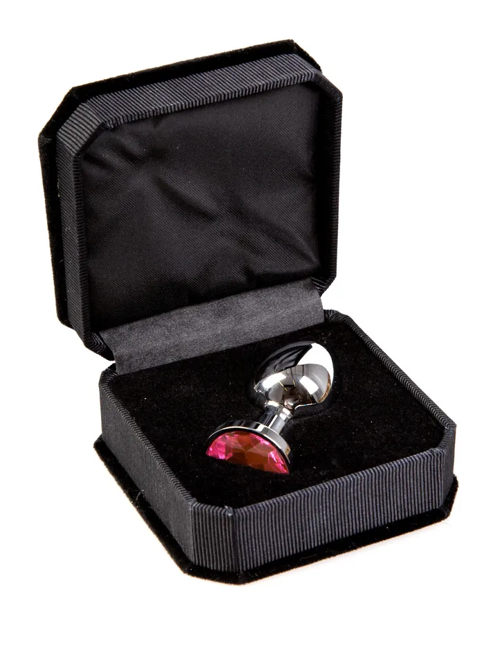 Metal Butt Plug With Pink Jewel HonourSkintwocom Male Sex Toys Metal Butt Plug With Pink Jewel HonourSkintwocom Male Sex Toys