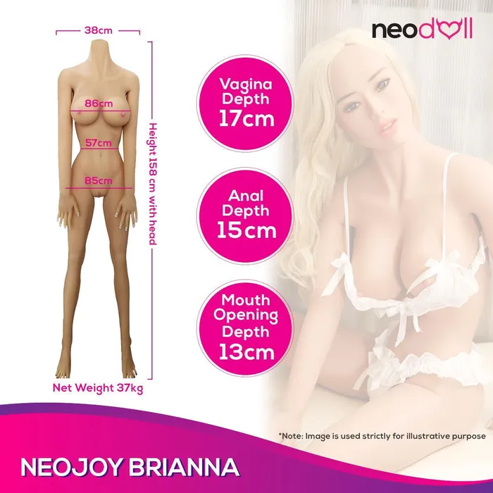Neojoy Brianna Realistic Sex Doll 158cm Neodoll Male Sex Toys Neojoy Brianna Realistic Sex Doll 158cm Neodoll Male Sex Toys