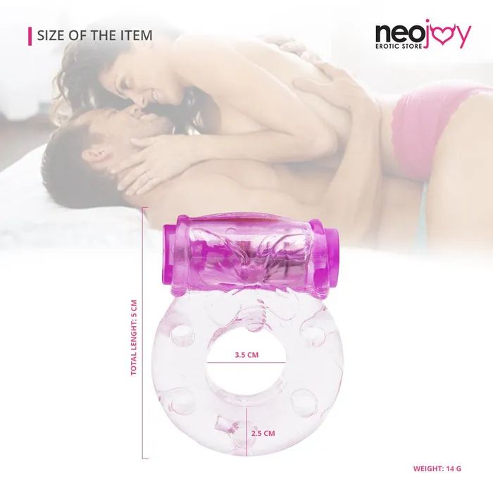 Neojoy Female Sex Toys Neojoy Jelly Cock Ring for Enhanced Erection Clitoral Bullet Vibrator 35cm