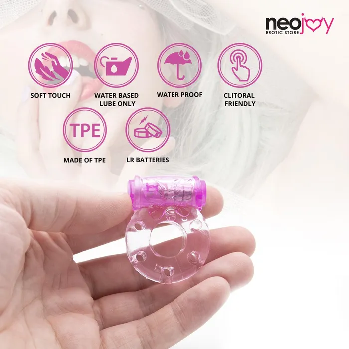 Neojoy Female Sex Toys Neojoy Jelly Cock Ring for Enhanced Erection Clitoral Bullet Vibrator 35cm