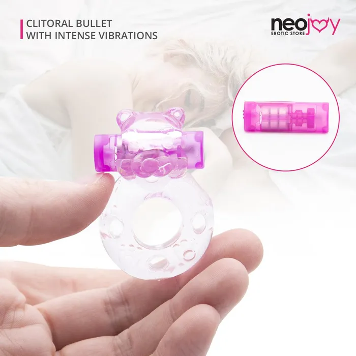 Neojoy Female Sex Toys Neojoy Jelly Cock Ring for Enhanced Erection Clitoral Bullet Vibrator 35cm