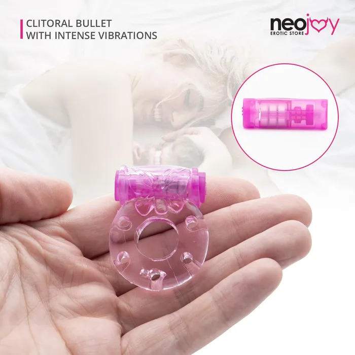 Neojoy Female Sex Toys Neojoy Jelly Cock Ring for Enhanced Erection Clitoral Bullet Vibrator 35cm