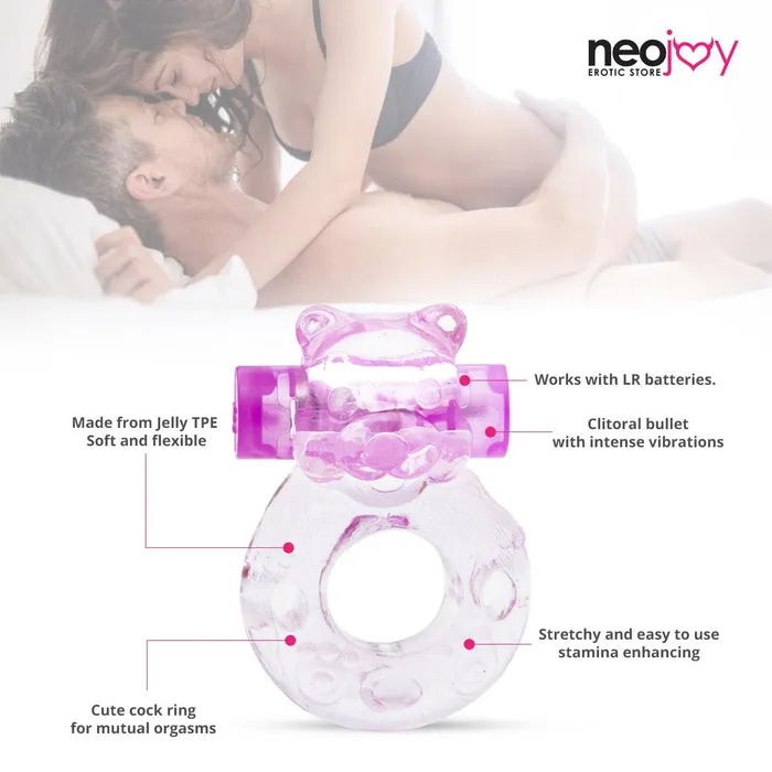 Neojoy Female Sex Toys Neojoy Jelly Cock Ring for Enhanced Erection Clitoral Bullet Vibrator 35cm