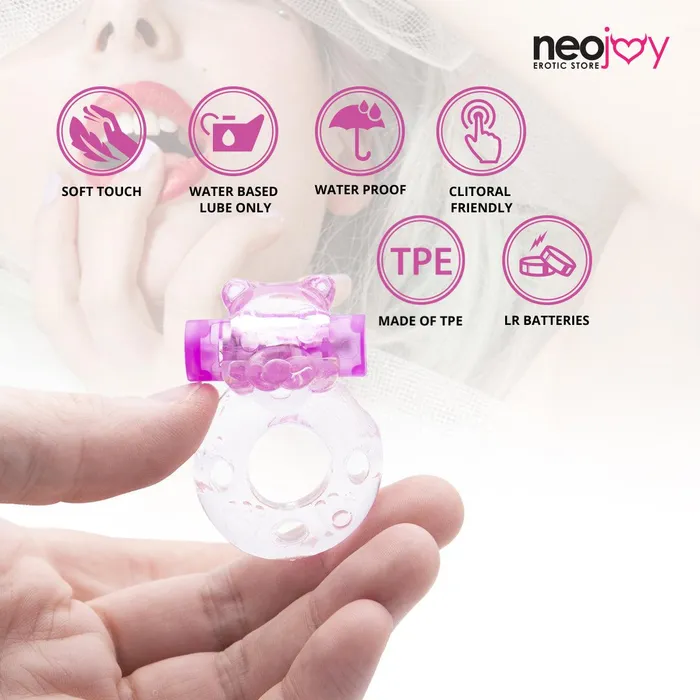 Neojoy Female Sex Toys Neojoy Jelly Cock Ring for Enhanced Erection Clitoral Bullet Vibrator 35cm