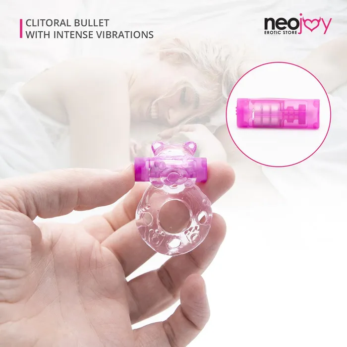 Neojoy Female Sex Toys Neojoy Jelly Cock Ring for Enhanced Erection Clitoral Bullet Vibrator 35cm
