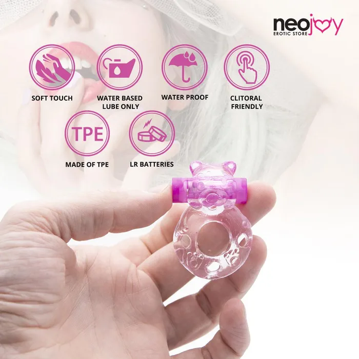 Neojoy Female Sex Toys Neojoy Jelly Cock Ring for Enhanced Erection Clitoral Bullet Vibrator 35cm