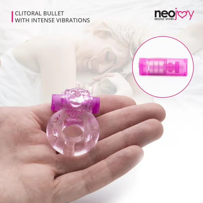 Neojoy Female Sex Toys Neojoy Jelly Cock Ring for Enhanced Erection Clitoral Bullet Vibrator 35cm
