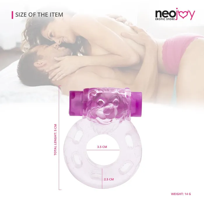 Neojoy Female Sex Toys Neojoy Jelly Cock Ring for Enhanced Erection Clitoral Bullet Vibrator 35cm