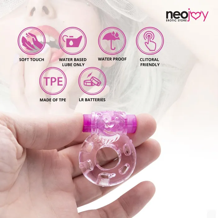 Neojoy Female Sex Toys Neojoy Jelly Cock Ring for Enhanced Erection Clitoral Bullet Vibrator 35cm