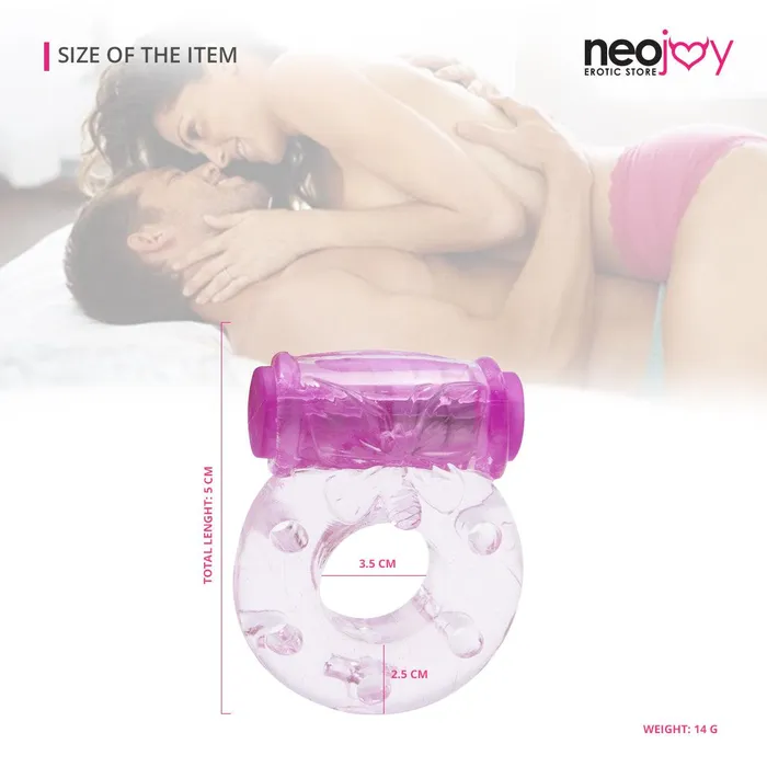 Neojoy Female Sex Toys Neojoy Jelly Cock Ring for Enhanced Erection Clitoral Bullet Vibrator 35cm