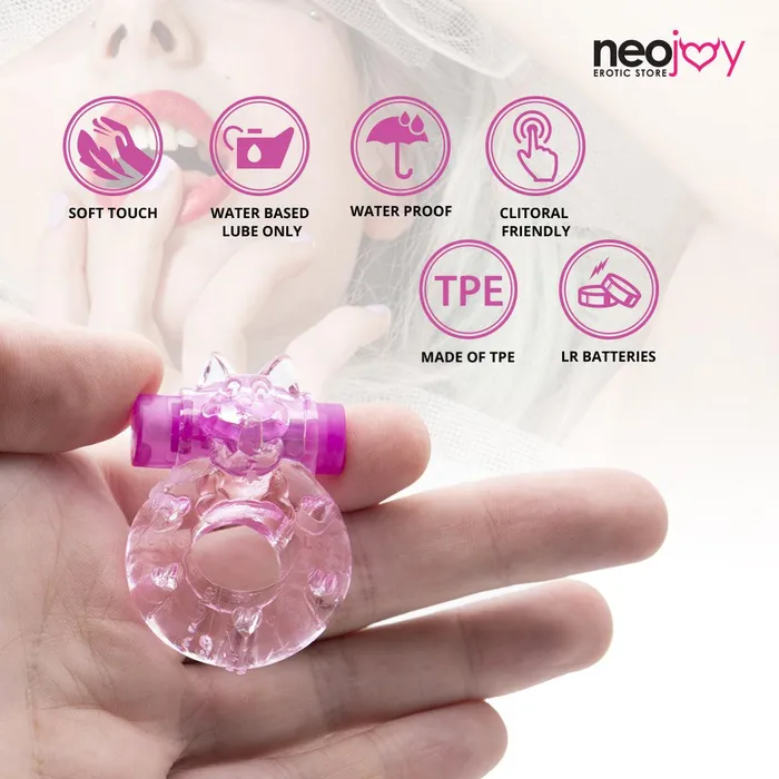 Neojoy Female Sex Toys Neojoy Jelly Cock Ring for Enhanced Erection Clitoral Bullet Vibrator 35cm