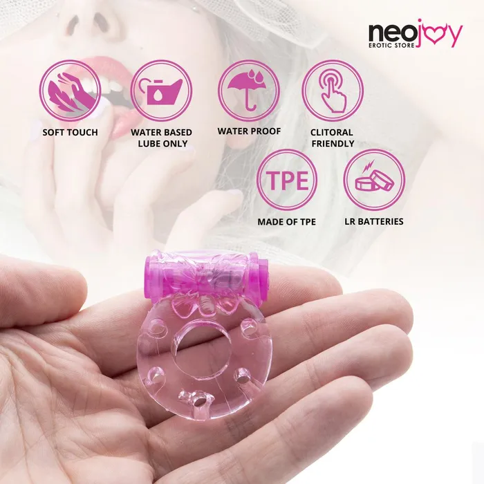 Neojoy Female Sex Toys Neojoy Jelly Cock Ring for Enhanced Erection Clitoral Bullet Vibrator 35cm