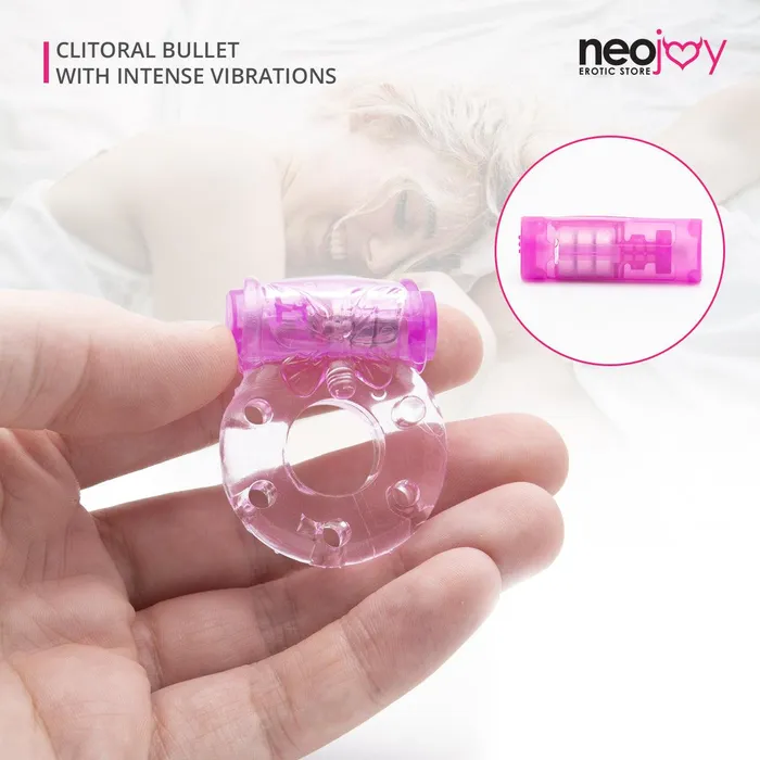 Neojoy Female Sex Toys Neojoy Jelly Cock Ring for Enhanced Erection Clitoral Bullet Vibrator 35cm