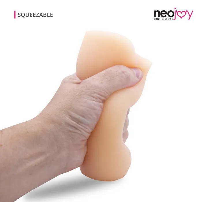 Neojoy Male Masturbator Pocket Pussy Stroker Flesh 51inch 13cm Neojoy Male Sex Toys