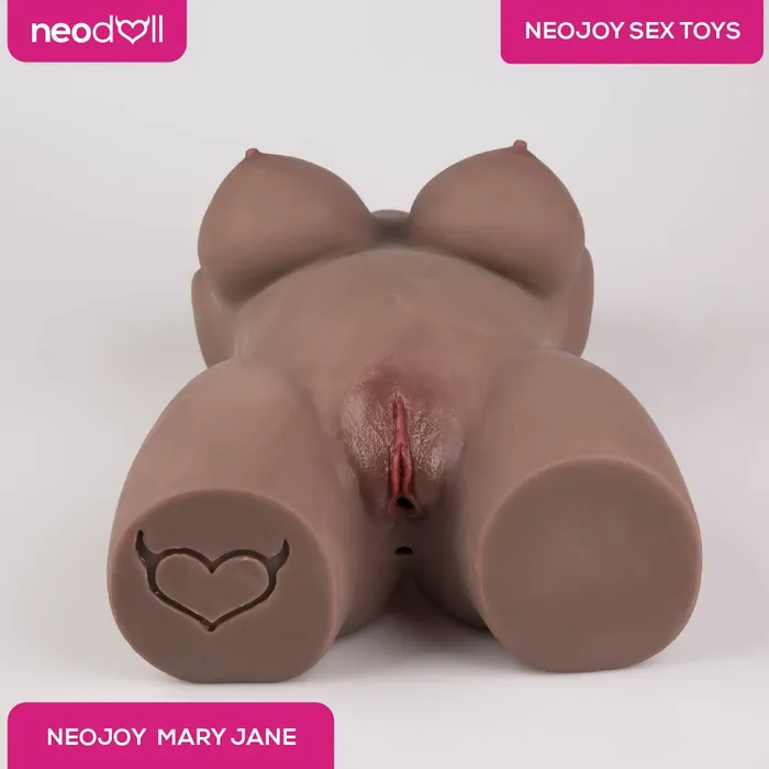 Neojoy Mary Jane Love Doll Brown Lifelike Sex Doll Realistic Vagina Ass and Breasts Skinlike Love Doll Masturbator Neojoy Male Sex Toys