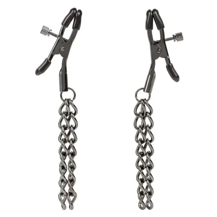 Nipple Clitoral Toys California Exotic Novelties Euphoria Chain Nipple Clamps