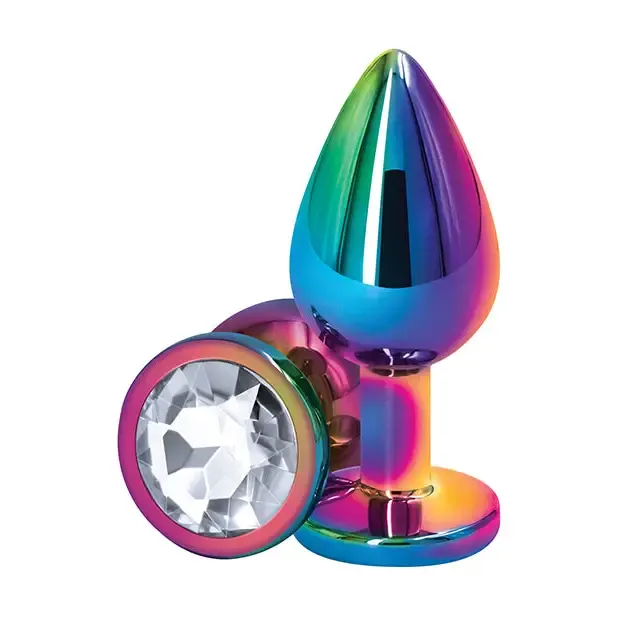 NS Novelties Male Sex Toys Rear Assets Metal Anal Plug with Jewel NS Novelties Male Sex Toys Rear Assets Metal Anal Plug with Jewel
