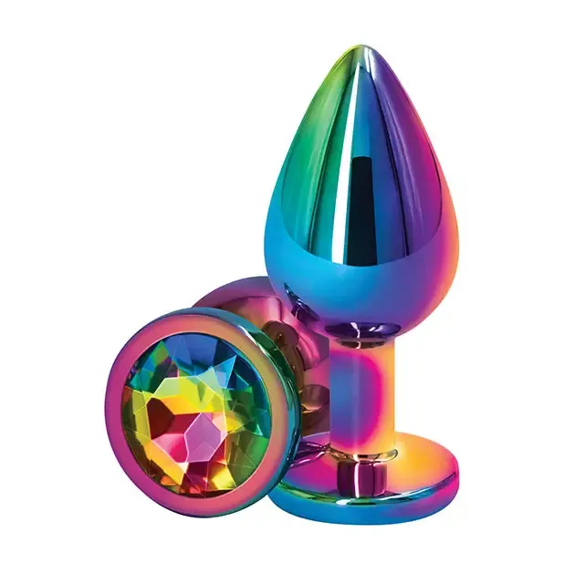 NS Novelties Male Sex Toys Rear Assets Metal Anal Plug with Jewel NS Novelties Male Sex Toys Rear Assets Metal Anal Plug with Jewel