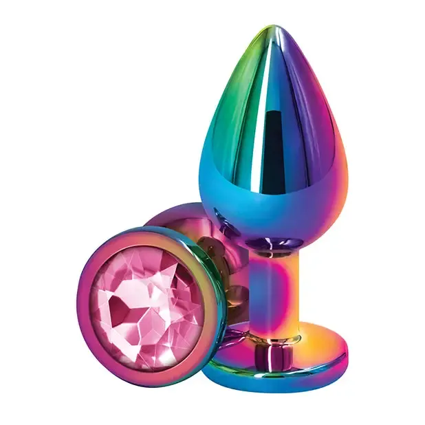 NS Novelties Male Sex Toys Rear Assets Metal Anal Plug with Jewel NS Novelties Male Sex Toys Rear Assets Metal Anal Plug with Jewel