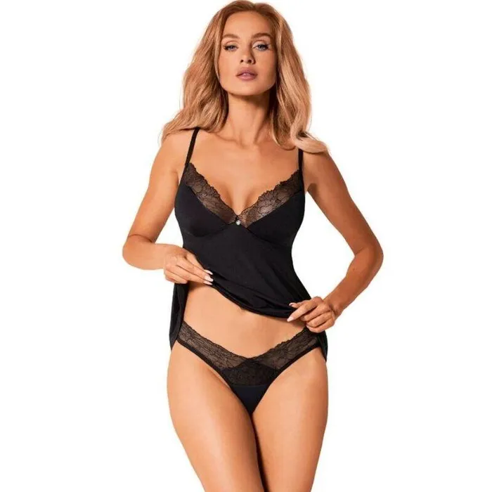 OBSESSIVE BELLA ROU TOP PANTIES ML Obsessive Vibrators