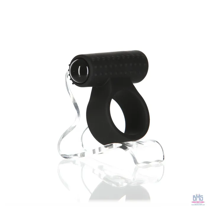 PowerBullet Couples PowerBullet Cosmic Ring Vibrating Cock Ring Black
