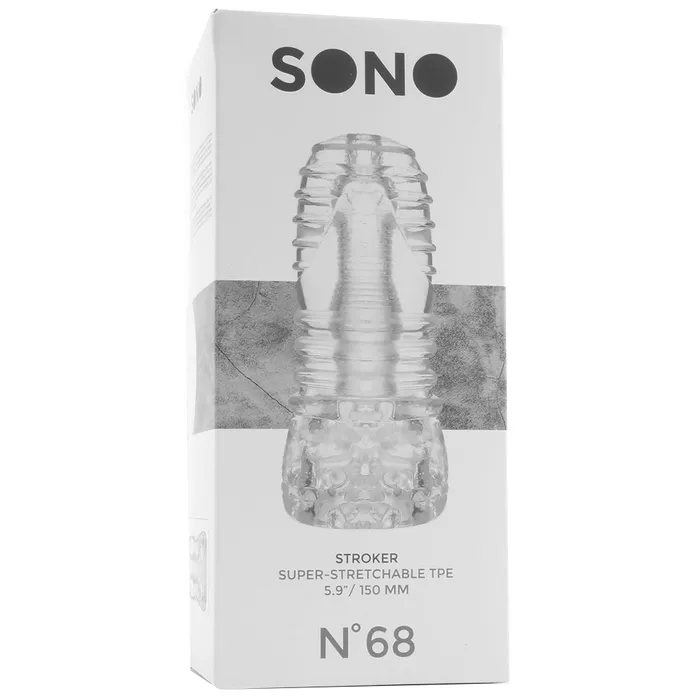 Shots Toys Male Sex Toys SONO No68 Super Stretchable Stroker in Clear Shots Toys Male Sex Toys SONO No68 Super Stretchable Stroker in Clear