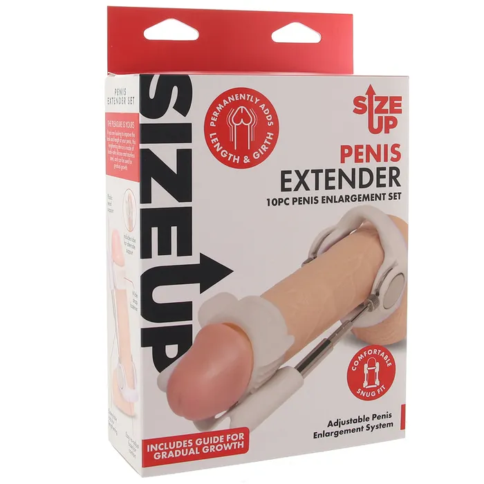 Size Up Penis Enlargement Set in White XGen Male Sex Toys