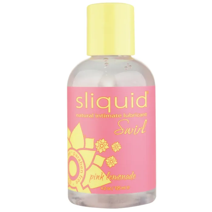 Sliquid Vibrators Swirl Flavored Lube 42oz125ml in Pink Lemonade