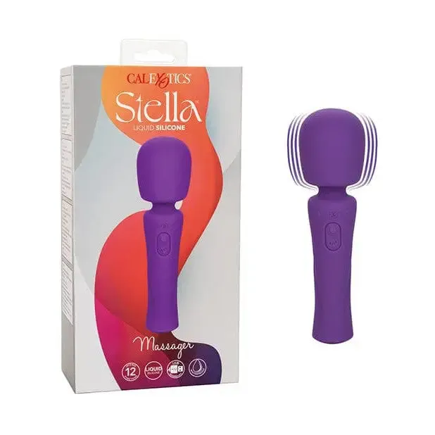Stella Liquid Silicone Massager Purple CalExotics Female Sex Toys