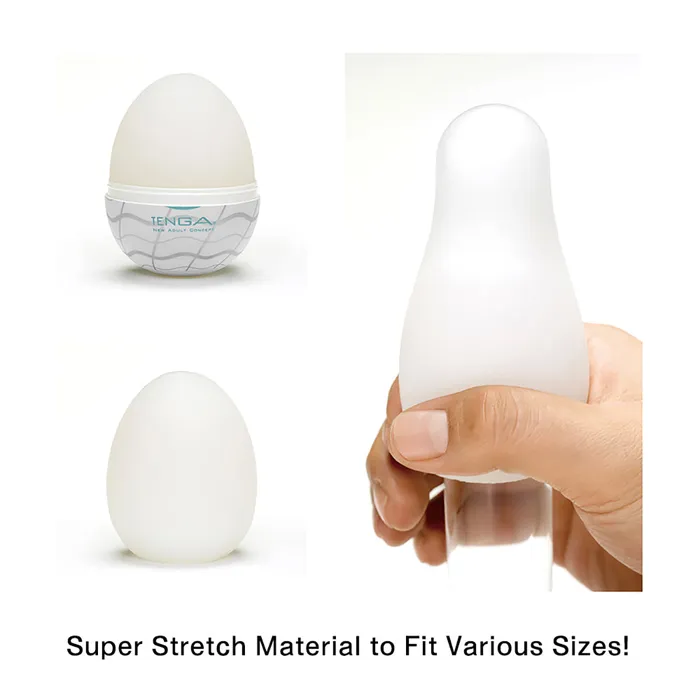 Tenga Egg Masturbator Wavy II Tenga Male Sex Toys