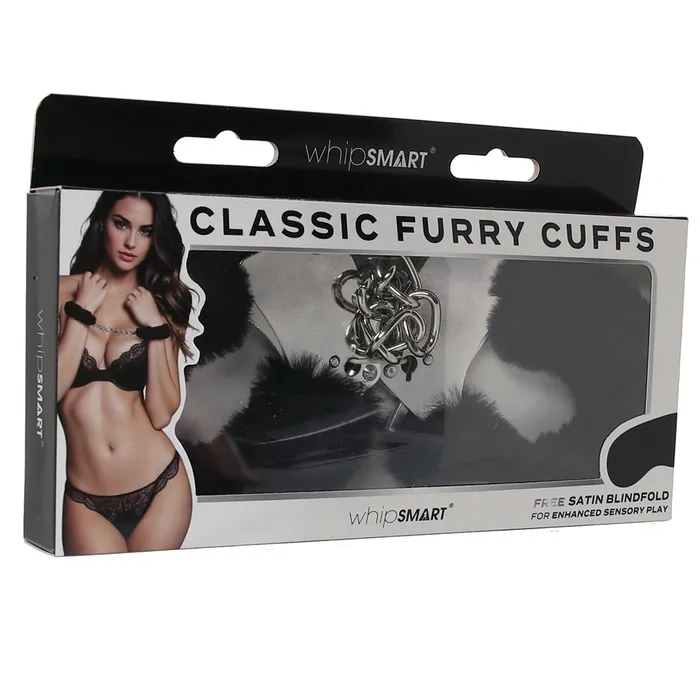 Vibrators XGen WhipSmart Classic Furry Cuffs in Black