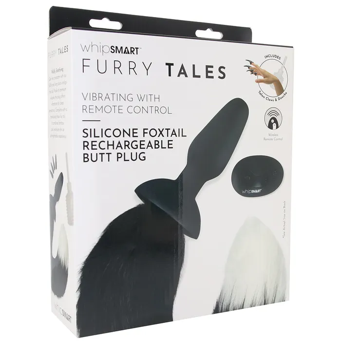 WhipSmart Furry Tales 375 Inch Foxtail Vibrating Plug XGen Anal