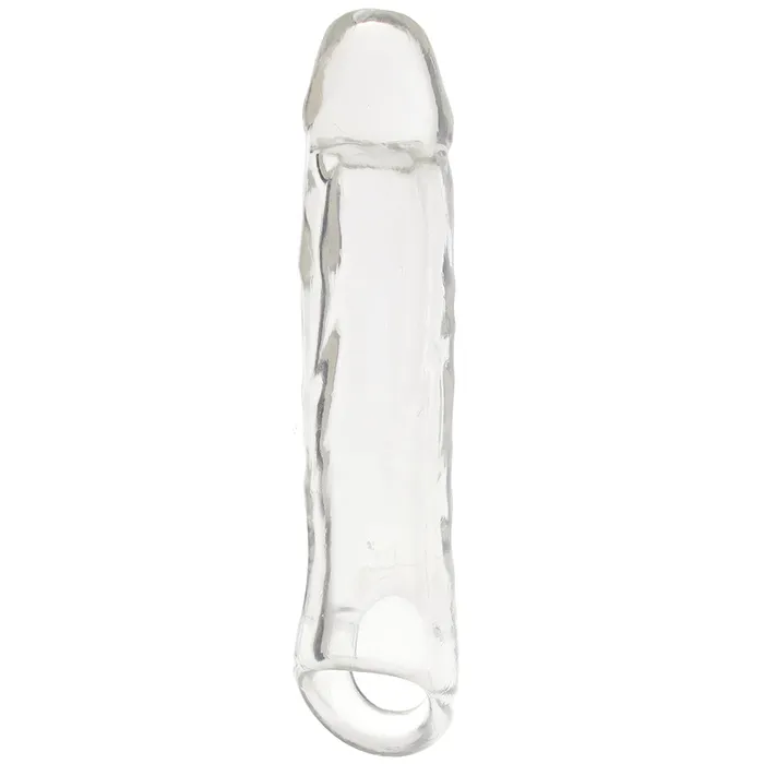 XGen Size Up 1 Inch Extender with Ball Loop in Clear Male Sex Toys