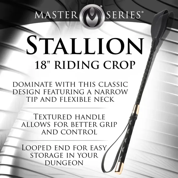 XR Brands Anal Stallion Riding Crop 18 Inch