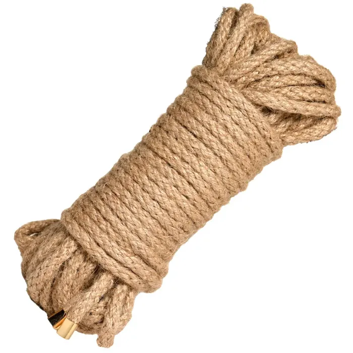 XR Brands Couples Premium Braided Jute Bondage Rope 50 Feet